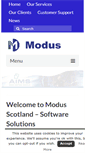 Mobile Screenshot of modus-scotland.co.uk